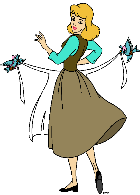 465x650 Cinderella, Mice And Birds Clip Art Disney Clip Art Galore