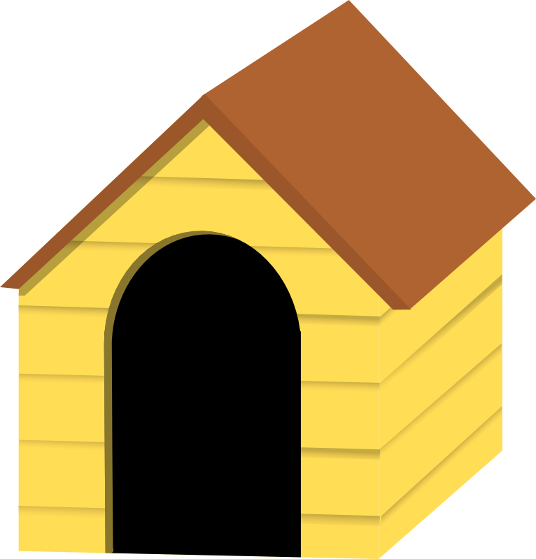 766x800 Dog House Clip Art