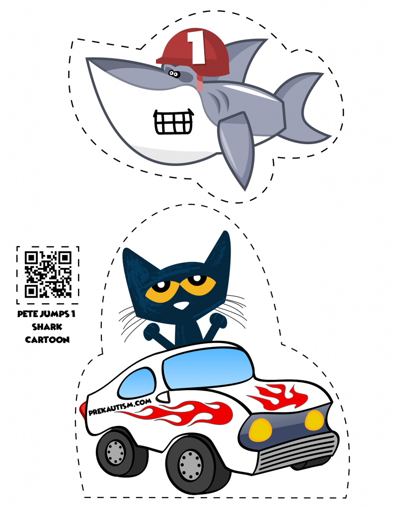 791x1024 Pete The Cat Jumps 1 Shark Cartoon