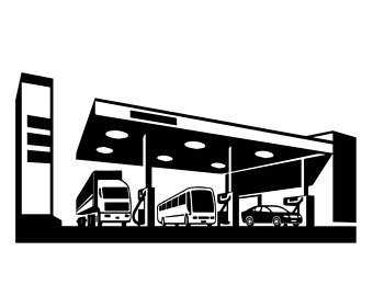 340x270 Gas Pump Clipart Etsy