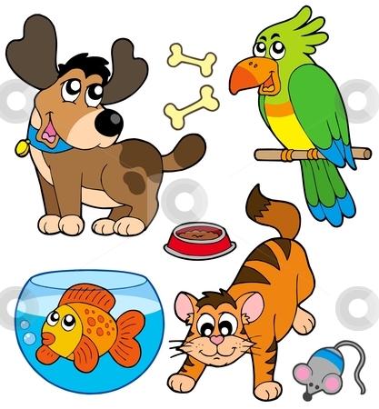 417x450 Pets Clipart Cartoon