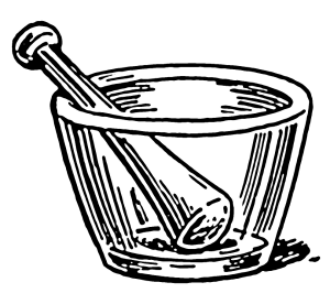300x266 Pharmacy Mortar And Pestle 2 Clip Art Download