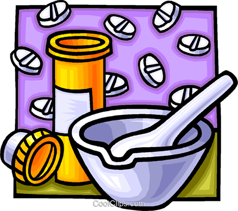 480x426 Mortar And Pestle Royalty Free Vector Clip Art Illustration