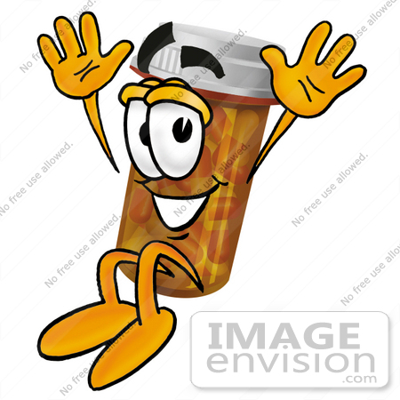 450x450 Clip Art Graphic Of A Medication Prescription Pill Bottle Cartoon