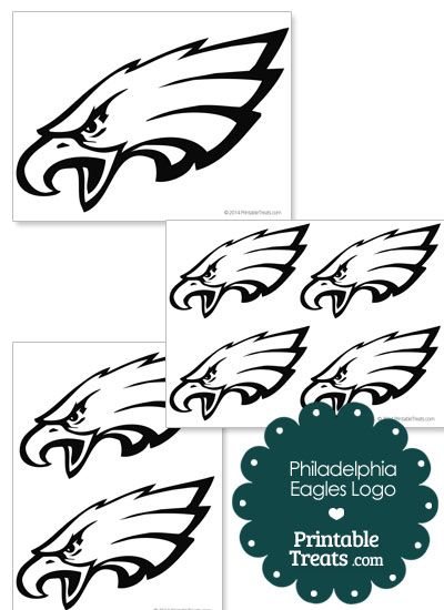 400x550 Printable Philadelphia Eagles Logo Template From Printabletreats