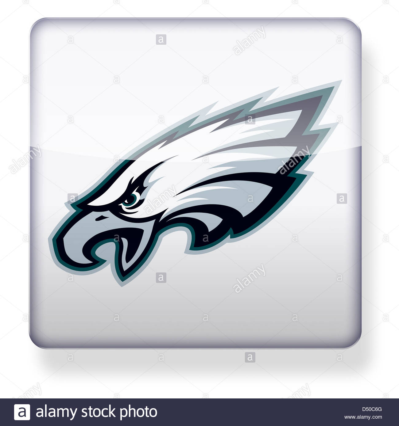 1300x1390 Philadelphia Eagles Logo Icon Stock Photo, Royalty Free Image