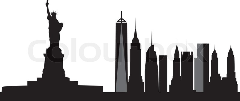800x339 Philadelphia Skyline Stock Vector Colourbox