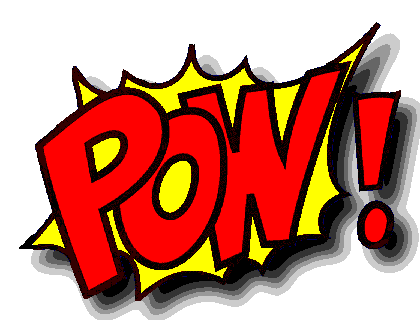 420x320 Comic Clipart Pow
