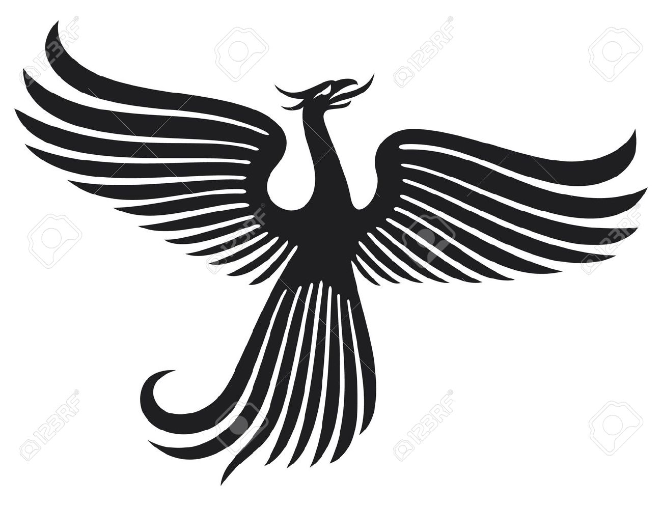 1300x994 Phoenix Bird Royalty Free Cliparts, Vectors, And Stock