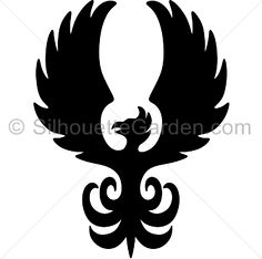 236x234 Phoenix Bird Vector Silhouette Free Download Free Vector