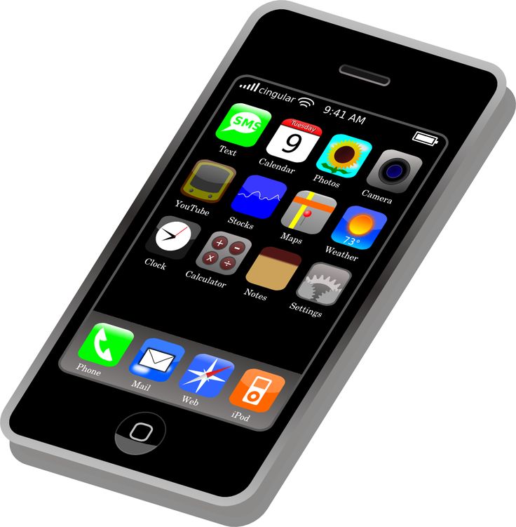 736x751 Iphone Clipart Animated