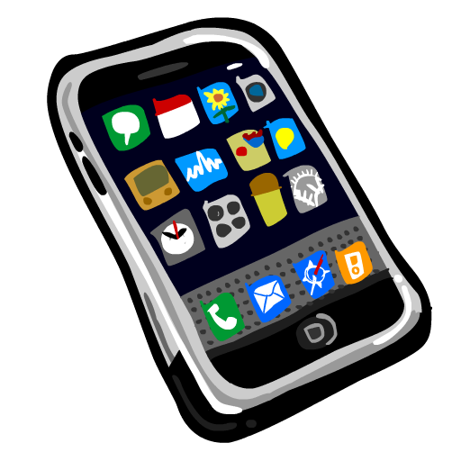 512x512 Animated Phone Clipart
