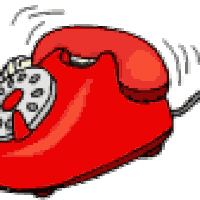 200x200 Animated Telephone Clipart