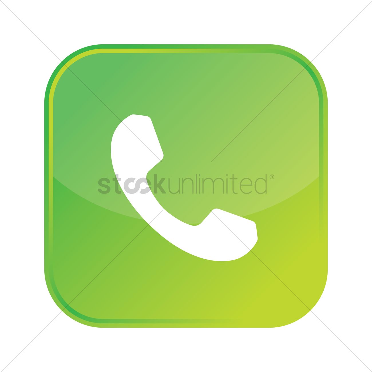 1300x1300 Phone Call Icon Vector Image