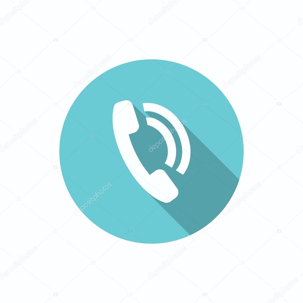 1024x1024 Phone Call Web Icon Stock Vector Lovart