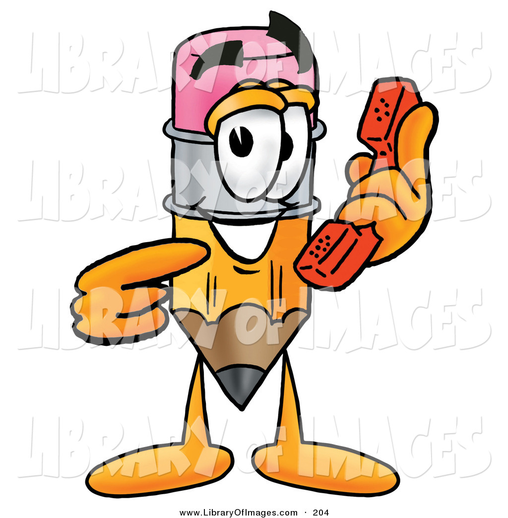 1024x1044 Clip Art Of A Happy Yellow Pencil Mascot Cartoon Character Holding