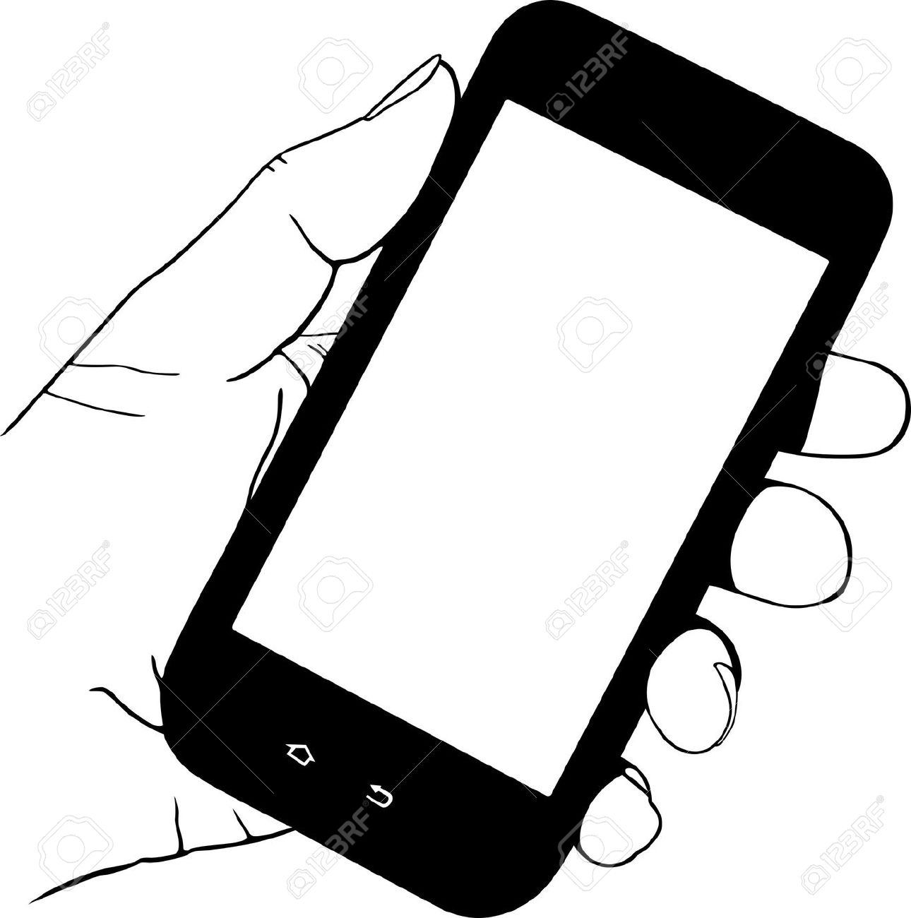 1290x1300 Phone Clipart Hand Holding