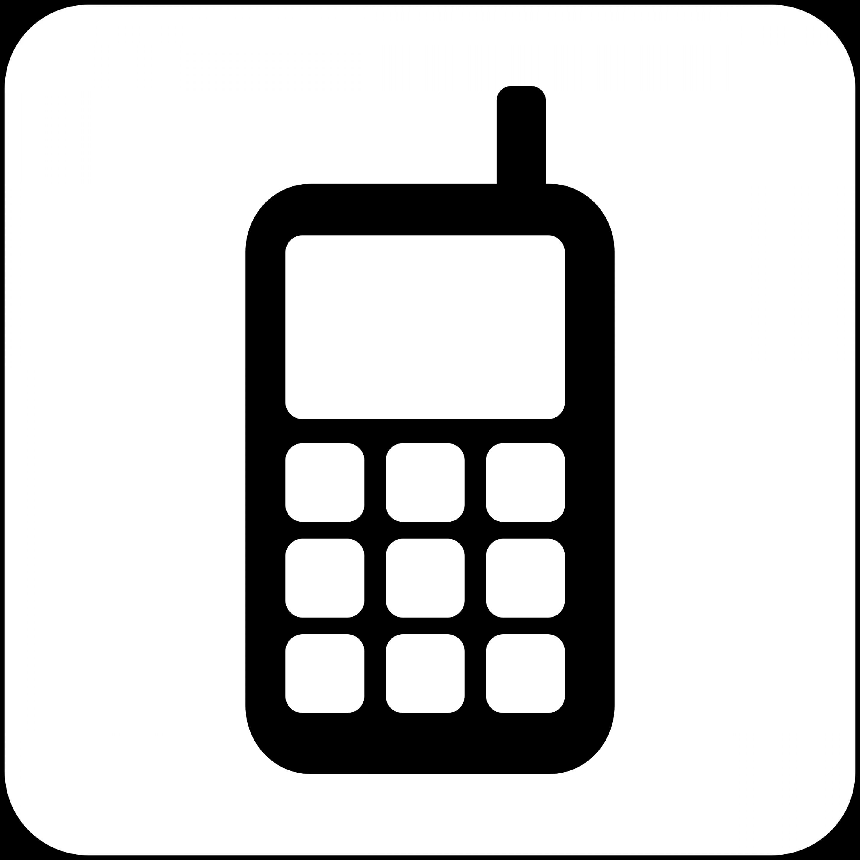 2880x2880 Best 15 Big Cellphone Icon Vector Clipart Picture Cdr