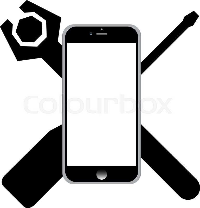 769x800 Repair Phone Icon. One Of Set Web Icons Stock Vector Colourbox