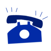 200x200 Ringing Telephone Clipart