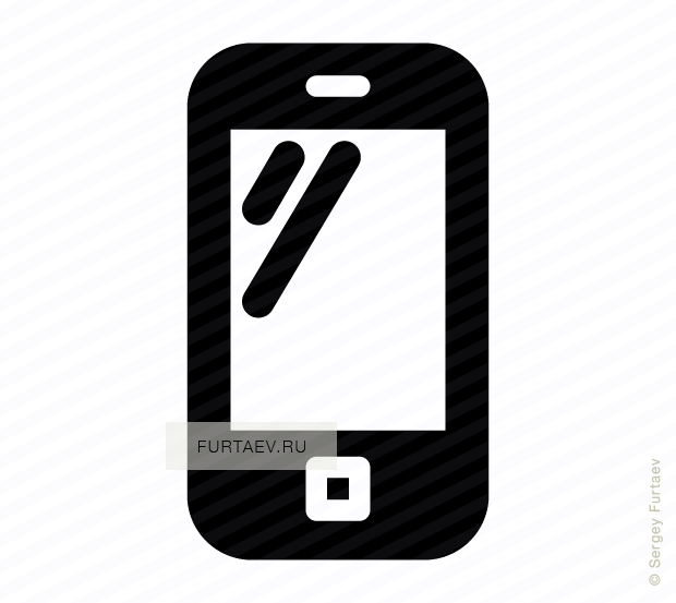 620x553 Mobile Phone Vector Icon