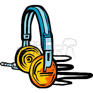 300x300 Royalty Free Head Phones 150153 Clip Art Images, Illustrations