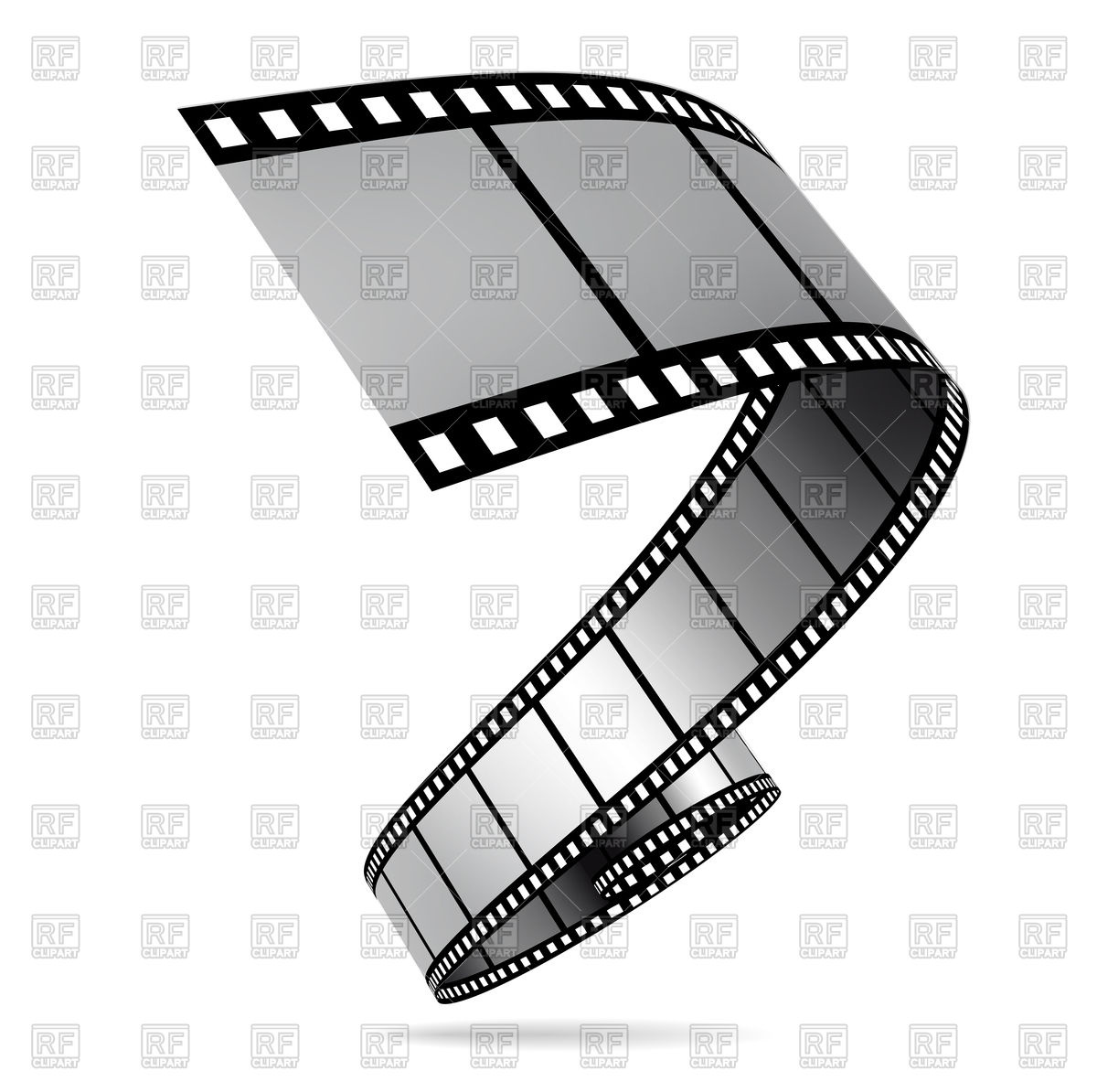 1200x1194 Film Strip Illustration Royalty Free Vector Clip Art Image