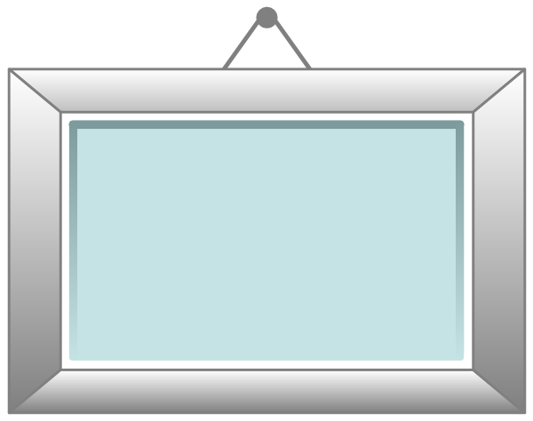 600x474 Picture Frame 2 Clip Art
