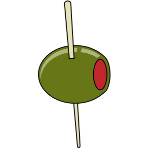 300x300 Olive Clip Art