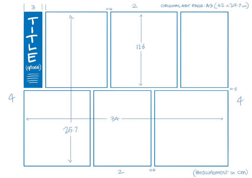 849x600 Comic Strip Half Page Template Anton Emdin Illustration Amp Cartoons