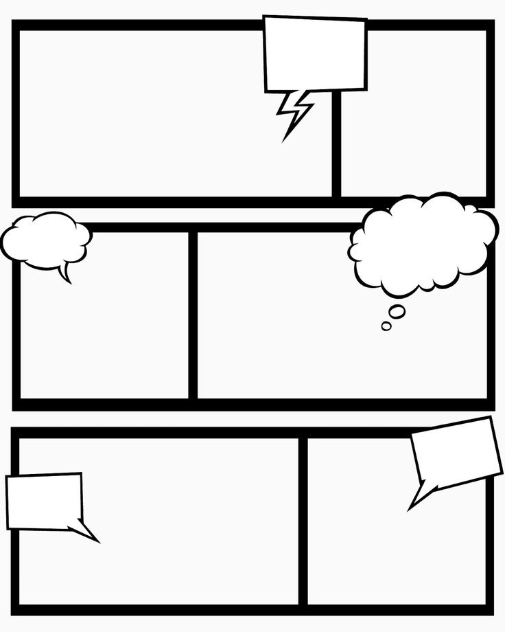 736x920 Comic Strip Template Doliquid