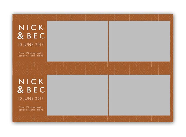 600x442 Leaf Photo Booth Single Template 2x6 Strip 1