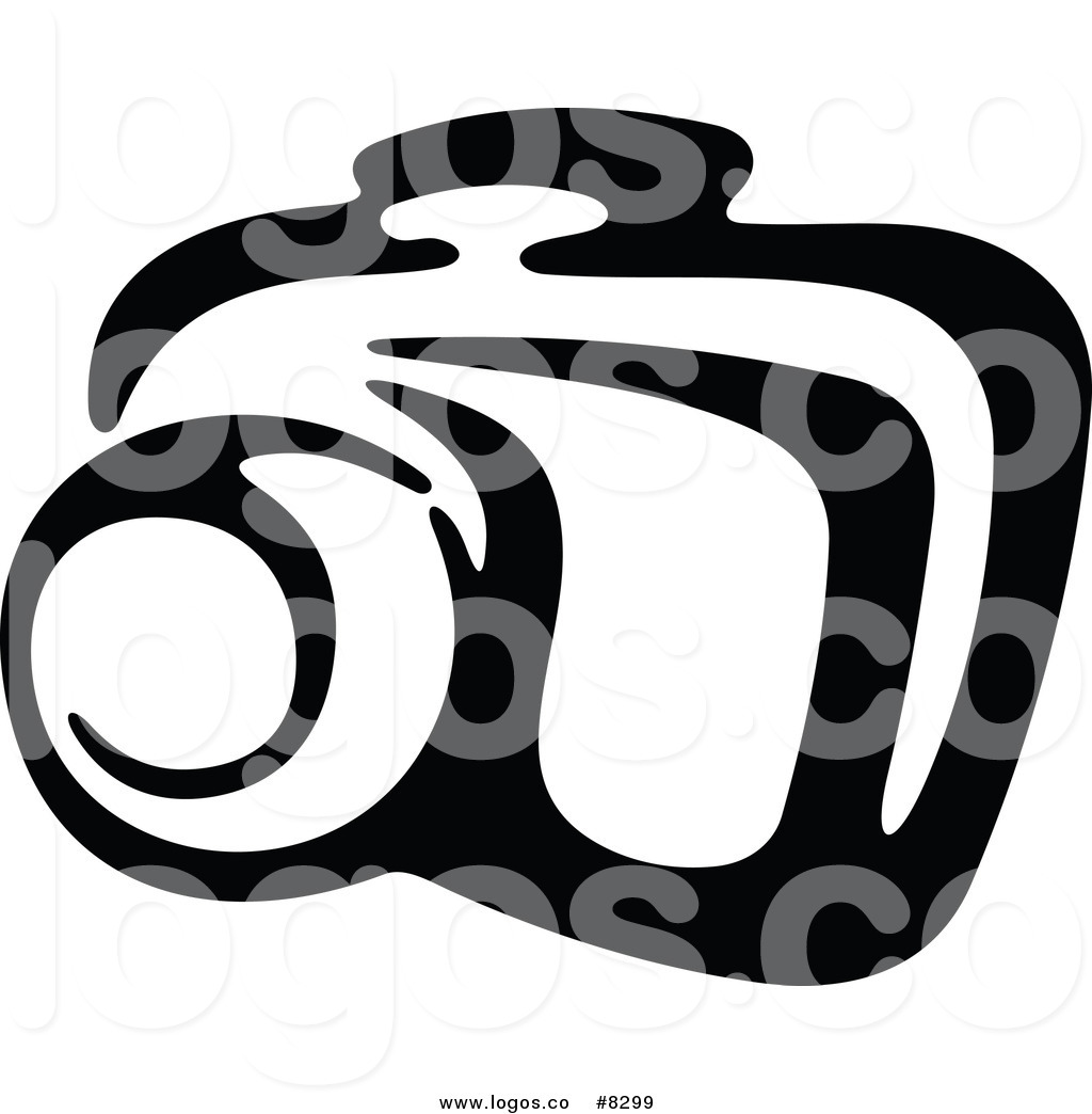 1024x1044 Royalty Free Clip Art Vector Logo Of A Black And White Camera By