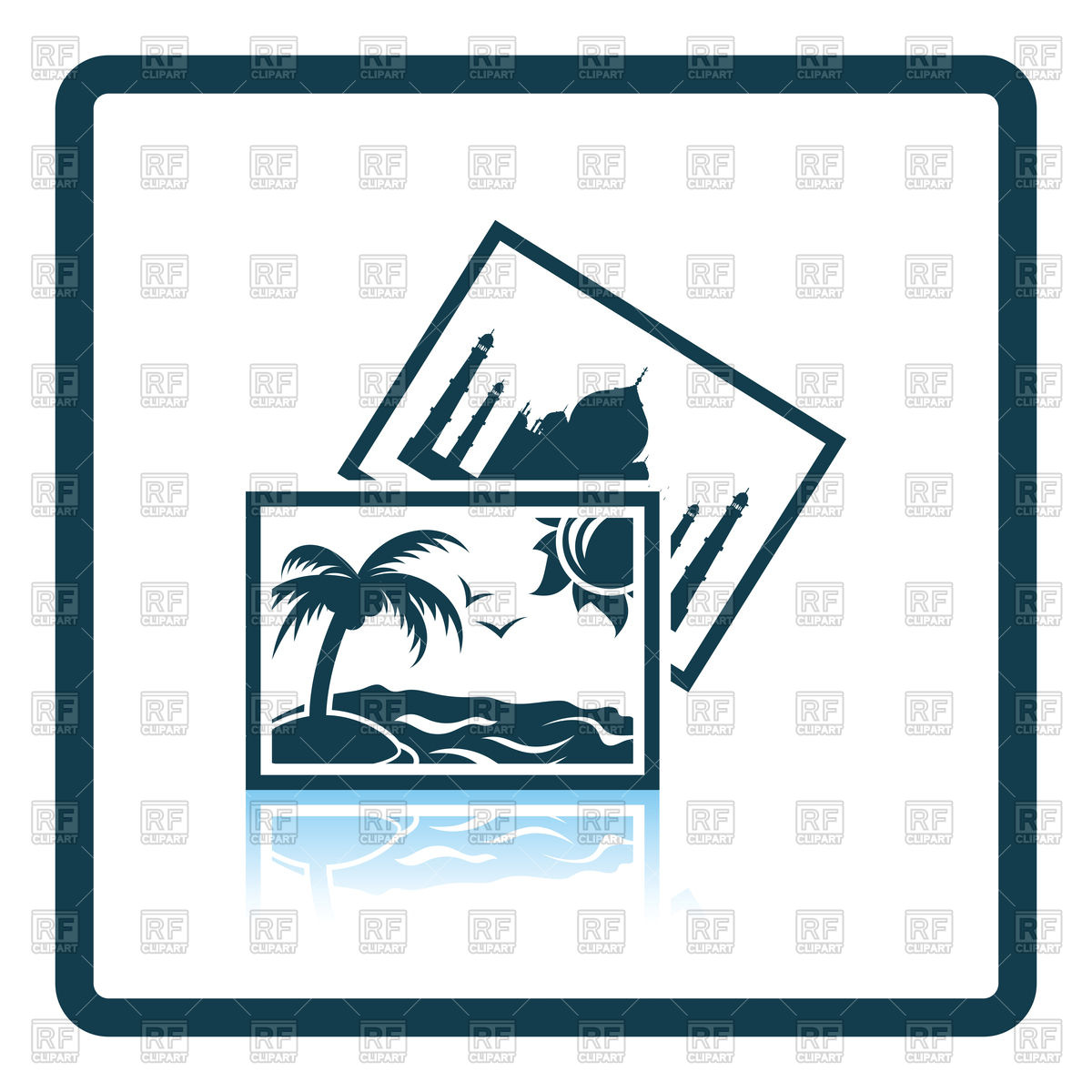 1200x1200 Travel Photography Icon Royalty Free Vector Clip Art Image