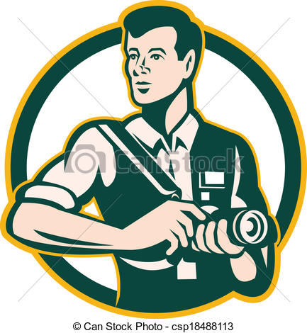 433x470 Dslr Clipart Photographer Camera