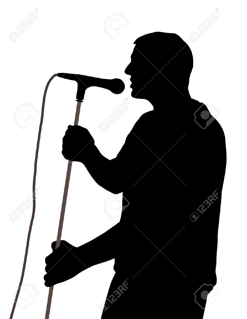 1006x1300 Shadows Clipart Singer