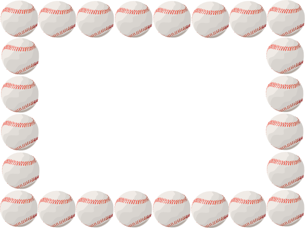 600x449 Baseball Clipart Boarder