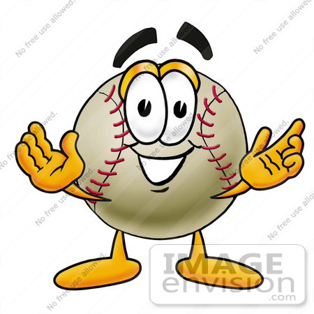 450x450 Clip Art Graphic Of A Baseball Cartoon Character With Welcoming