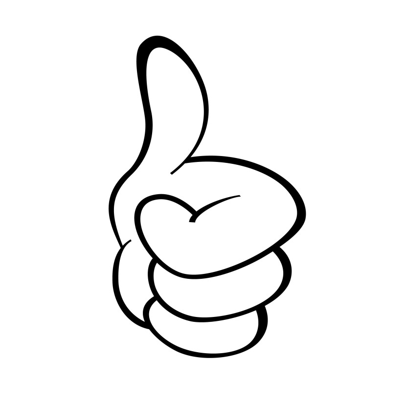 830x830 Thumbs Up Clipart 3