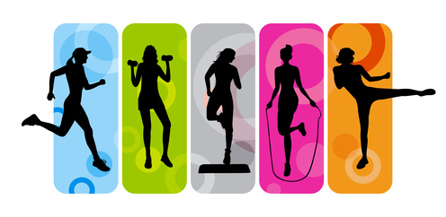 496x242 Fitness Clip Art Cartoon Free Clipart Images Clipartix