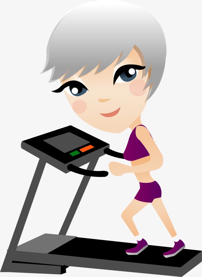 650x891 Running Fitness Girl, Cartoon, Lovely, Clip Art Png Image For Free