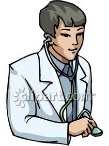225x300 Color Clipart Picture Of A Doctor Holding A Stethoscope