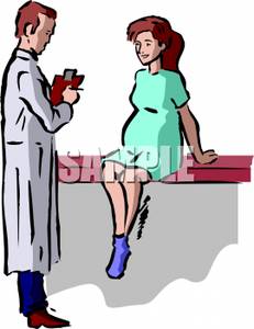 231x300 Physician Talking With A Pregnant Patient