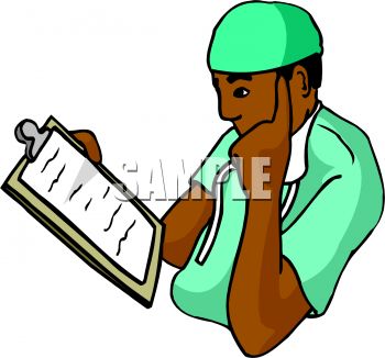 350x326 African American Doctor Studying A Patient Chart