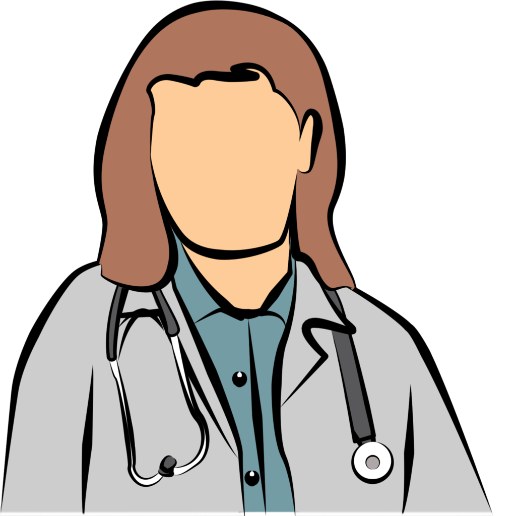 1024x1024 Simple Female Doctor Clipart