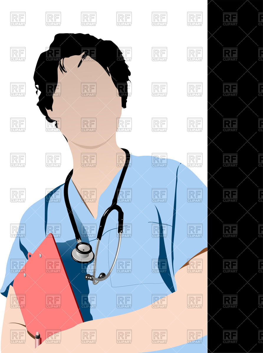 892x1200 Doctor With Stethoscope And Folder