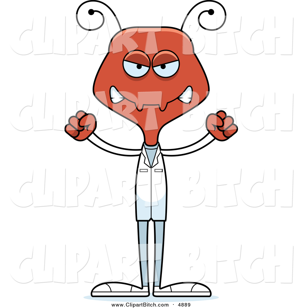 1024x1044 Clip Vector Cartoon Art Of A Cartoon Mad Ant Doctor By Cory Thoman