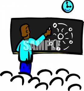 278x300 Picture A Teacher Teaching Physics On A Blackboard
