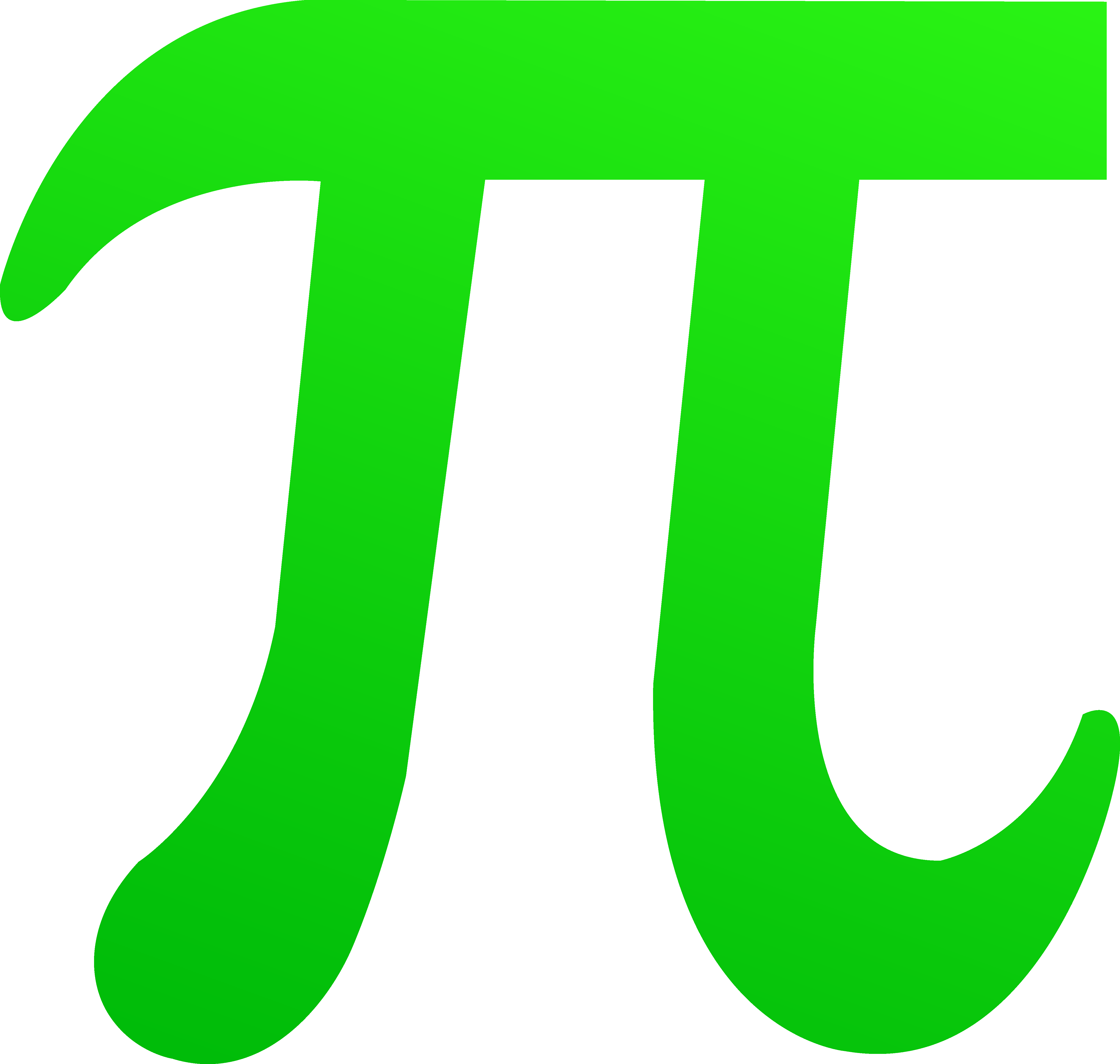 4977x4730 Green Pi Symbol