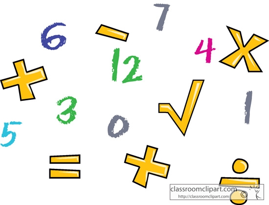 550x419 Clipart Math Symbols